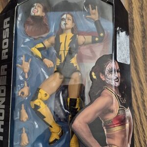Thunder Rosa WWE Elite Figure - Black & Yellow Ring Gear